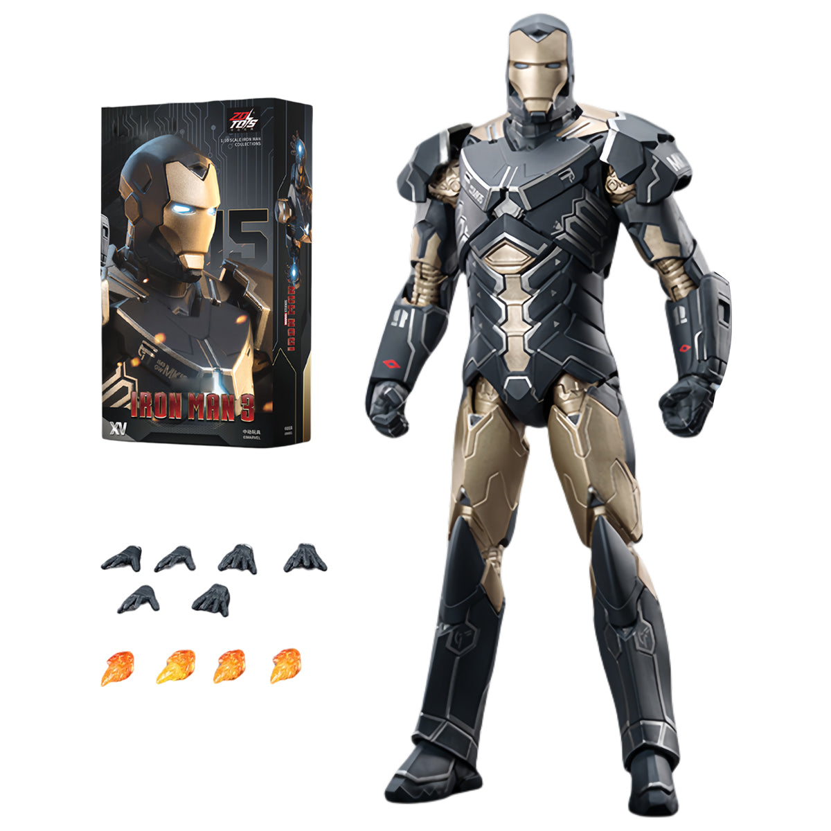 ZD Toys Iron Man MK15 Sneaky (Non-Luminous) Action Figures