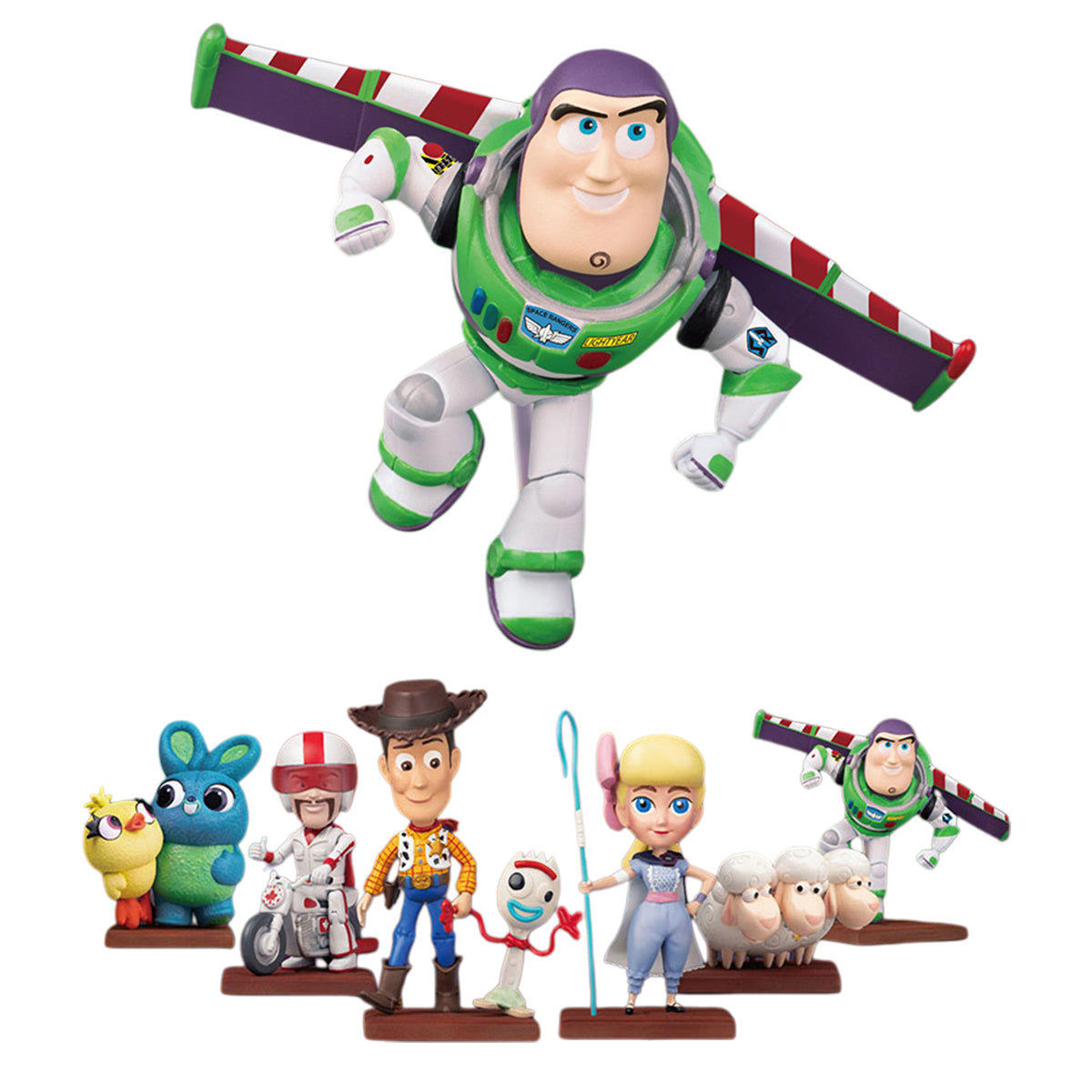 メイプルストーリー　４点セット Beast Kingdom Pixar MEA-012 Toy Story 4 Single Blind Box Figure