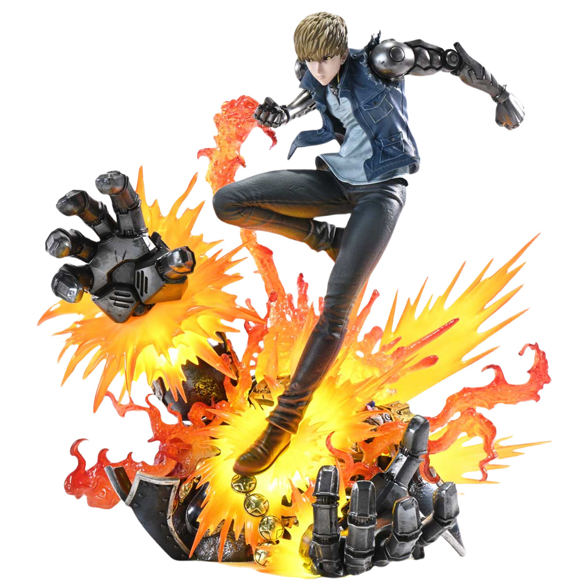 Estatua artística de edición estándar de One Punch-Man: Genos de Prime 1 Studio