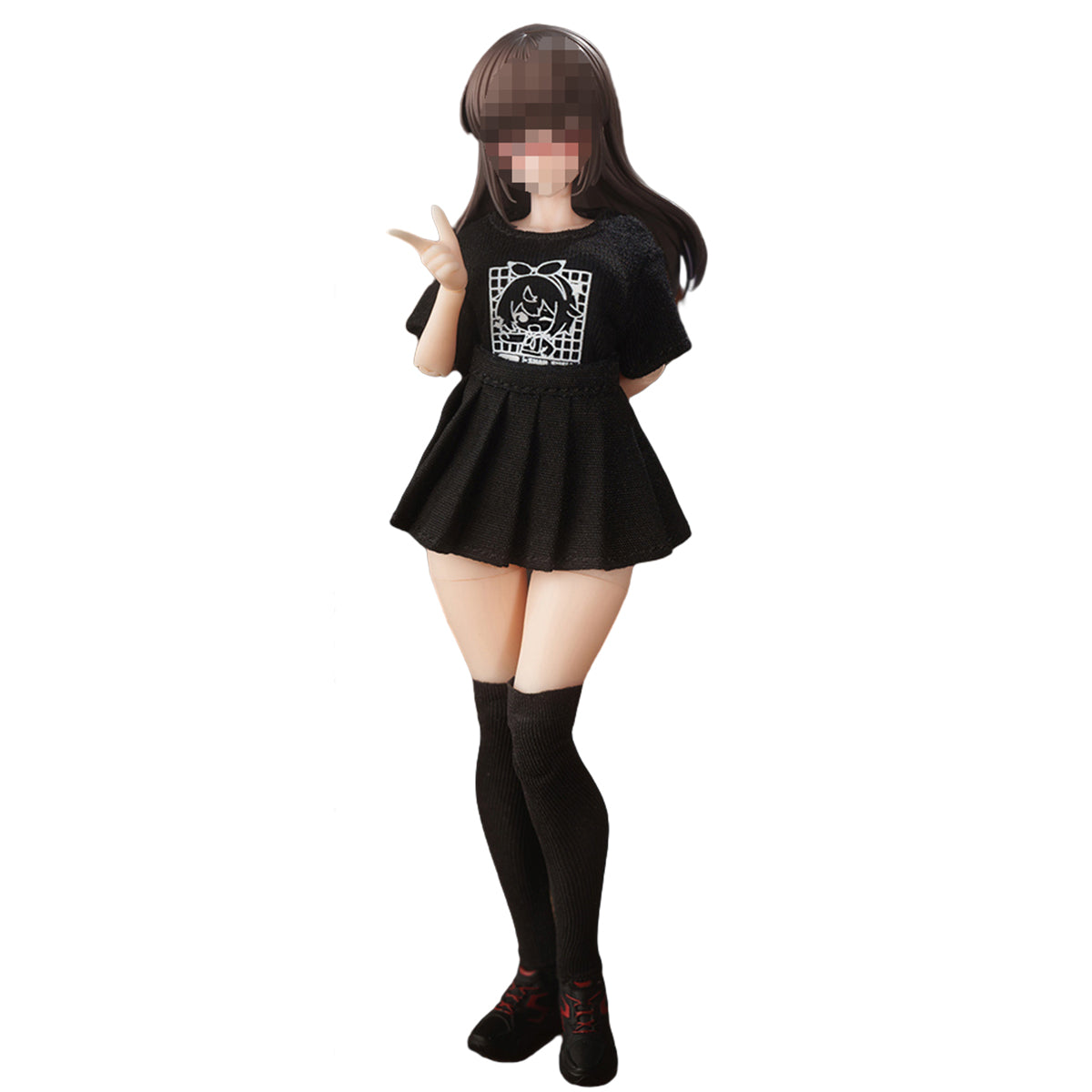 Snail Shell Staff Uniform Doll Clothes Set Accessory Fit 1/12 Scale 6-inches Figure