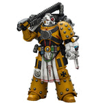 JOYTOY Imperial Fists Legion Apothecary/Sons of Horus Legion Apothecary & Legion Champion & Cataphractii Praetor with Combi-Melta and Power Maul 1/18 Scale Action Figure