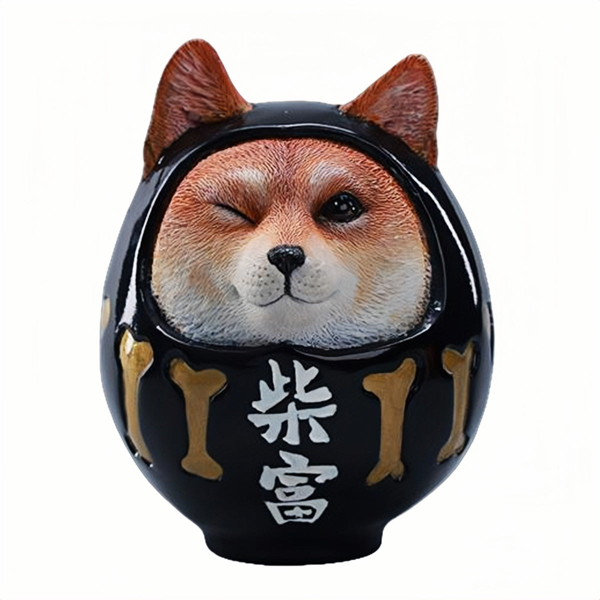 JXK Shiba Fortune Daruma Ver.C Collaboration Edition Animal Figurine