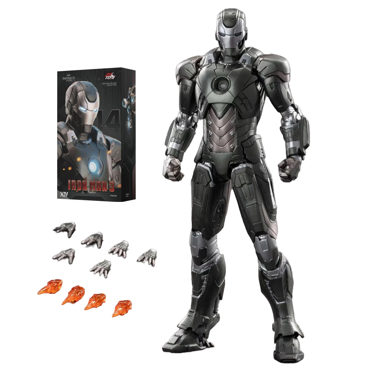 ZD Toys Iron Man 1/10 Figure | Choose MK27, MK14 or MK23