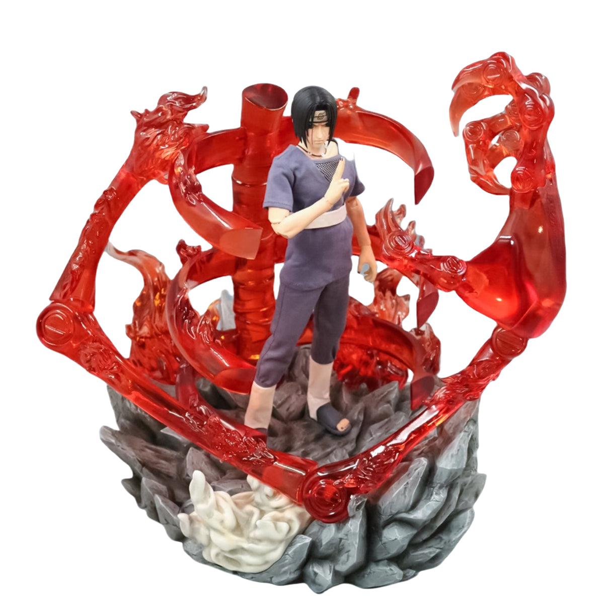 TX-Studio, Susanoo Skeleton Effect Transparent Scene Base, Fit 1/6 Scale Action Figurine