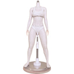 PDTOYS Seamless Platinum Silicone Standard Female Body S401 Detachable Hands & Integrated Feet Pale Skin with Body Makeup