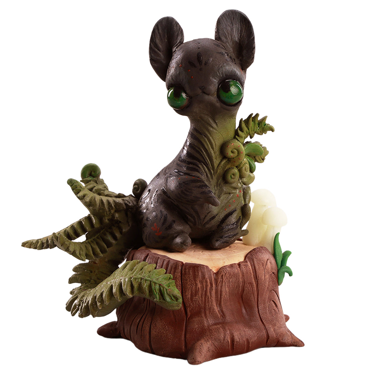 JXK The Forest Cat Static Expertly Hand-Painted Lifelike Animal Figurine