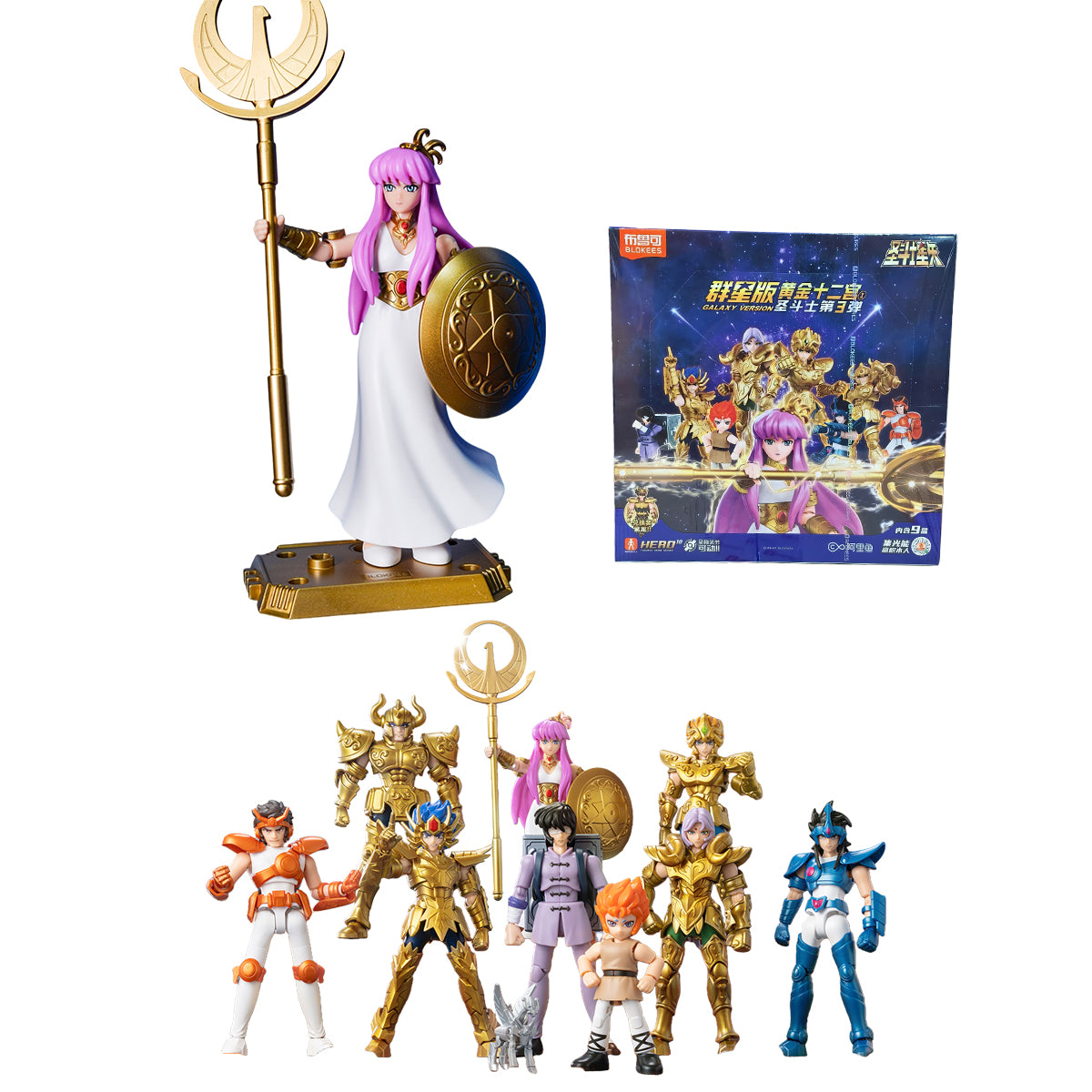 Blokees Saint Seiya Galaxy Version Vol.3 Guardian of Athena Blind Box Figure