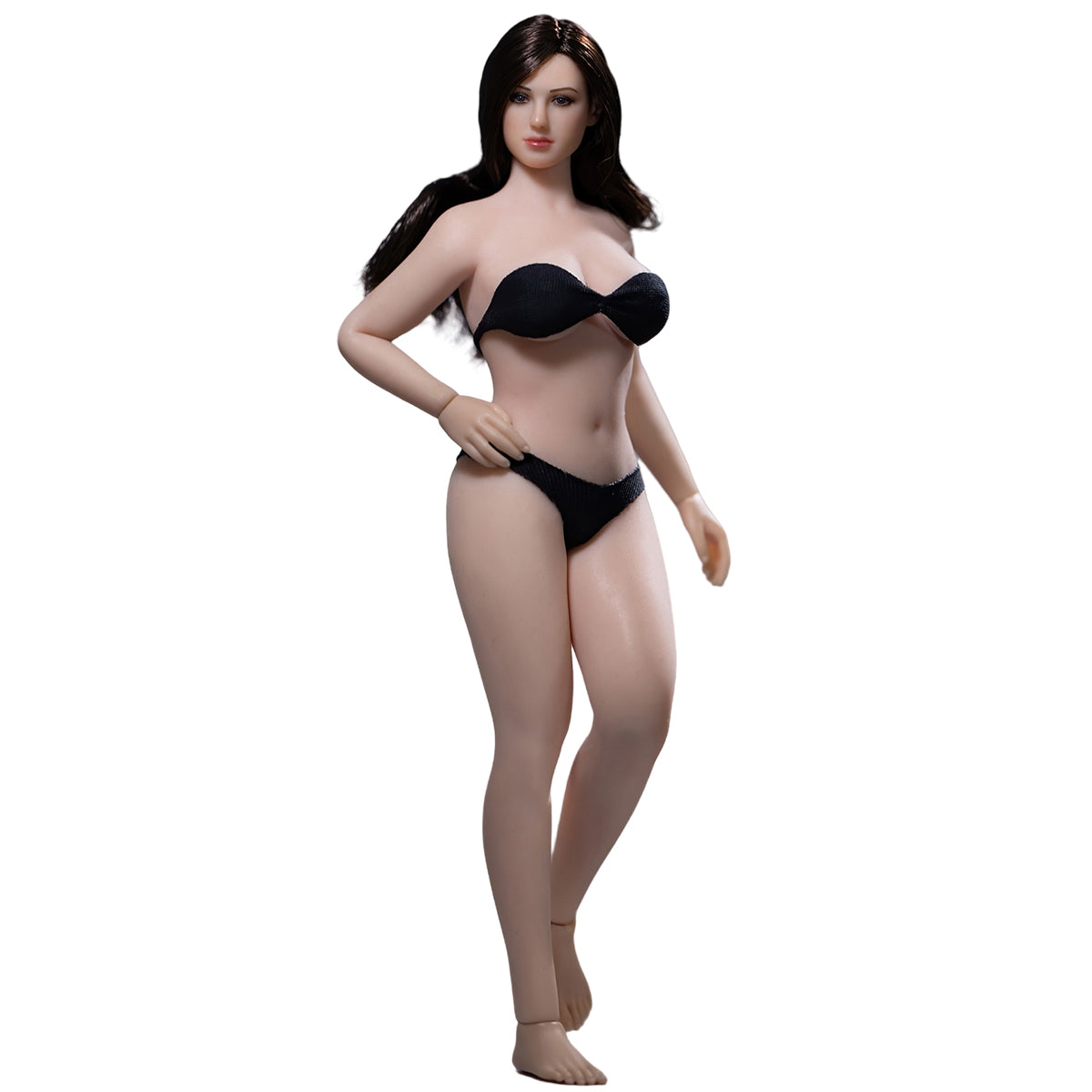 TBLeague, Seamless Steel Skeleton Female Buxom Large/Medium Bust Body Type with Head Sculpt, Action Figures Body