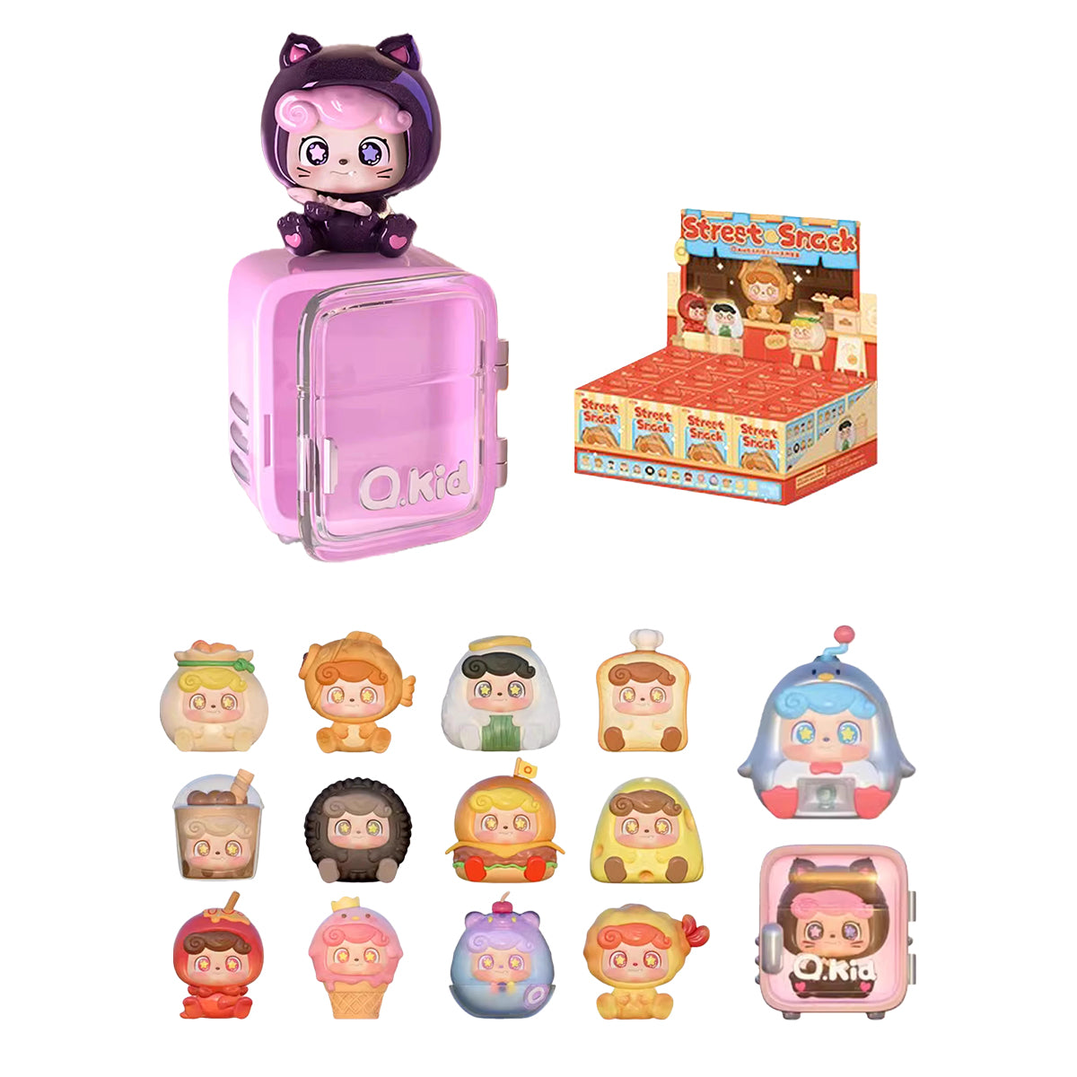 JOTOYS Q.Kid Street Snack Mini Series Blind Box Figure