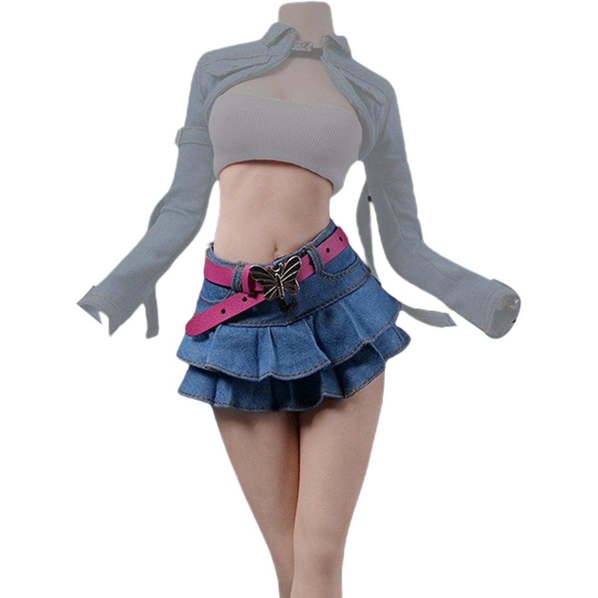 Traje vaquero de moda VSTOYS Ver.24XG106 para figuras de acción