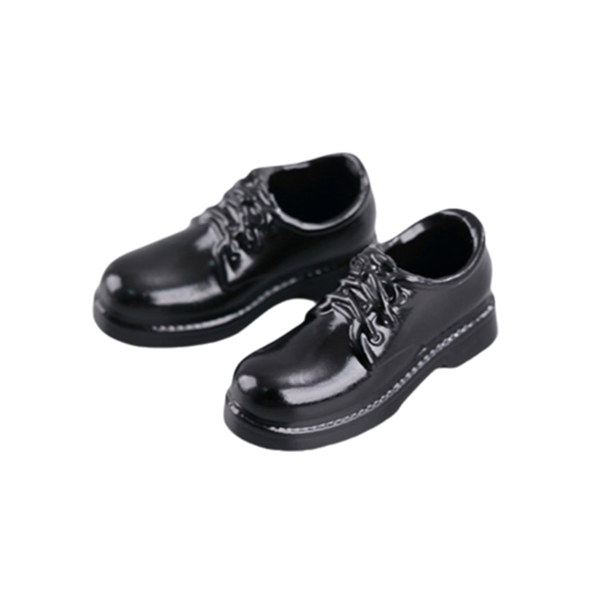 ZYTOYS, Zapatos de Cuero para Niña Estudiante, Accesorio para Figura