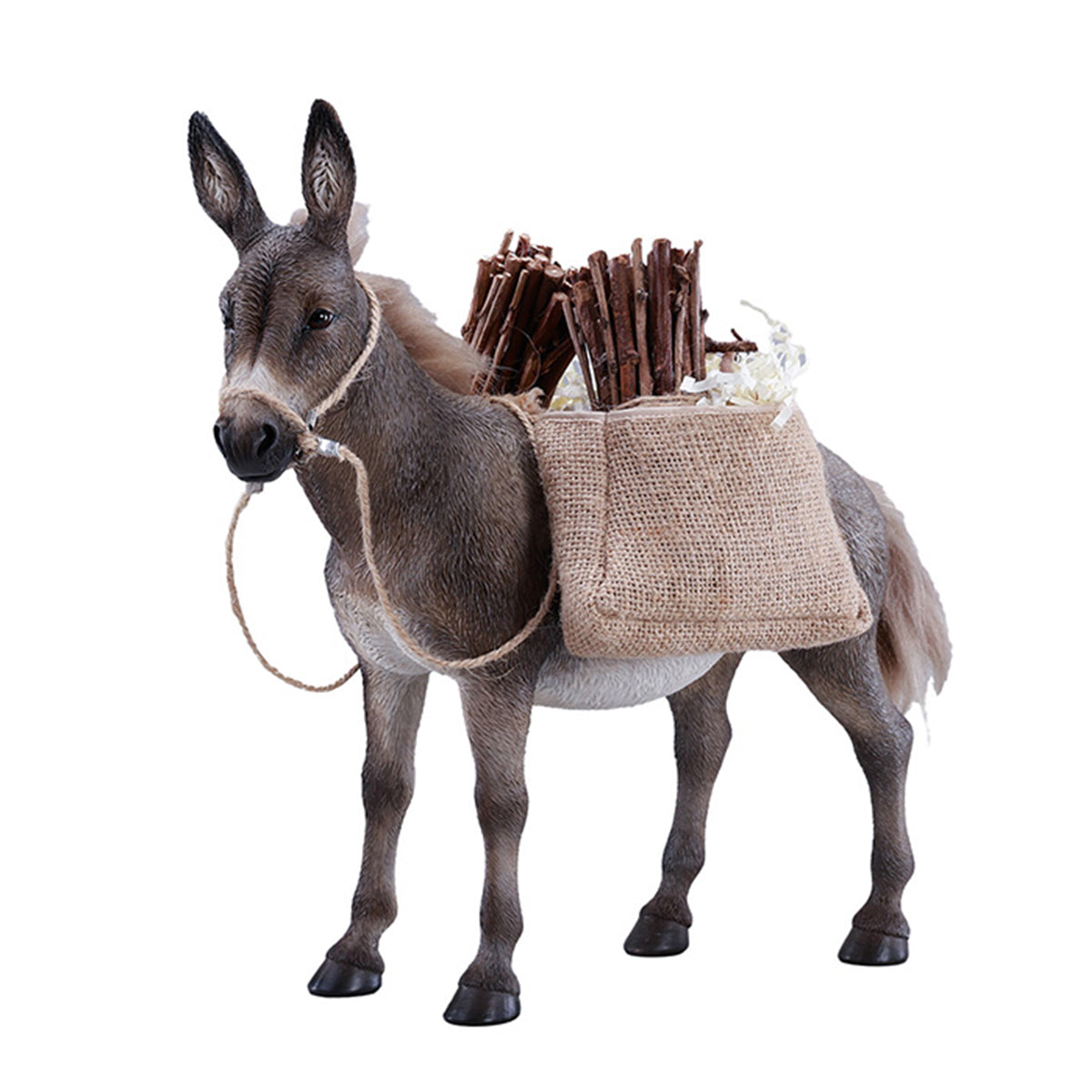 JXK MULE Static Expertly Hand-Painted Lifelike 1/6 Scale Animal Figurine