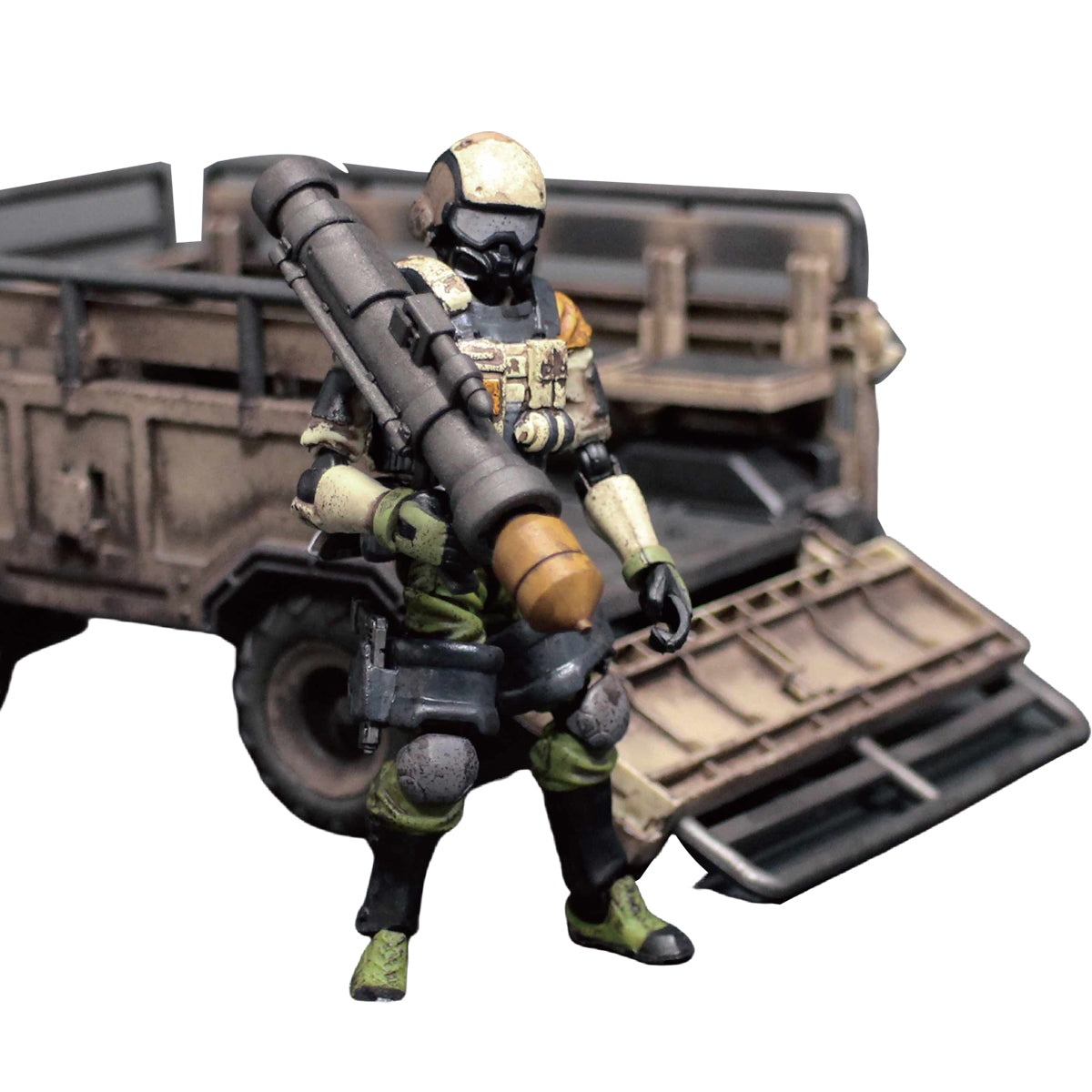TOY ALLIANCE Acid Rain World Sand Armored Trailer Set Action Figure