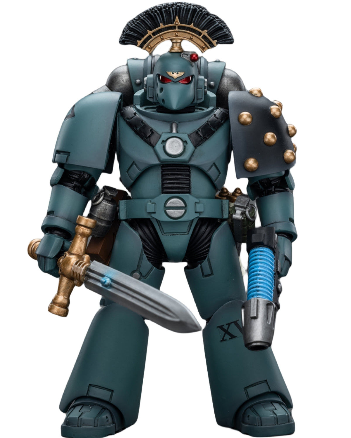 HiPlay JoyToy Warhammer The Horus Heresy Collectible Figure: Sons of Horus MKVI Tactical Squad Sergeant with Power Sword 1:18 Scale Action Figures JT9466