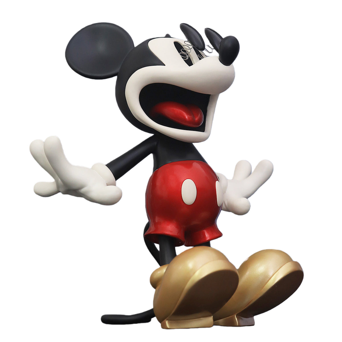 MORSTORM Disney 100th Anniversary Series Scare Mickey Art Statue