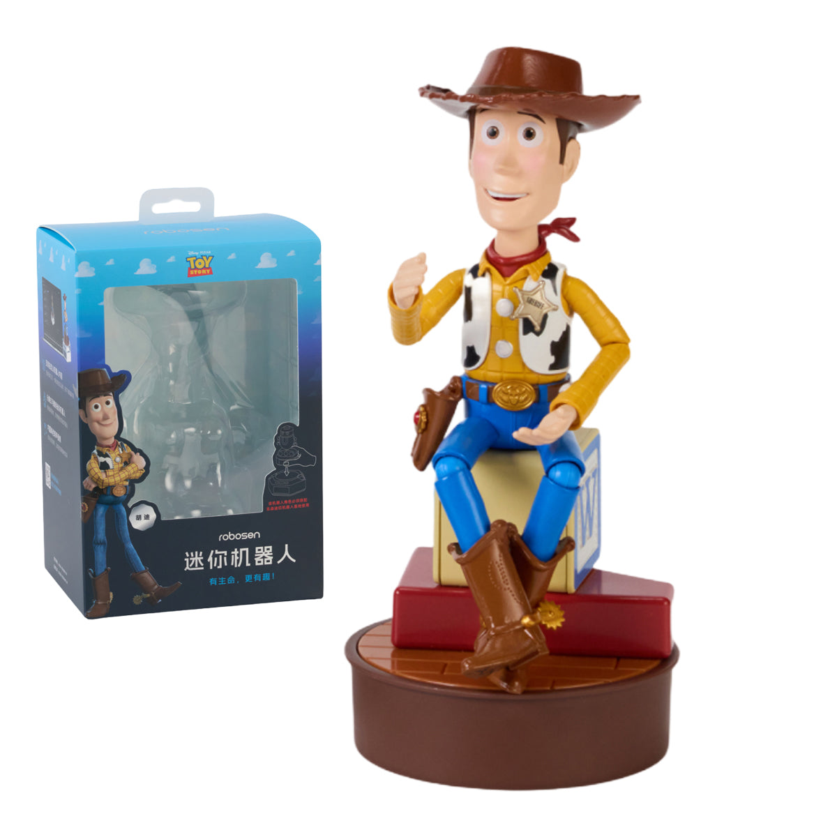 Robosen Mini Robot Toy Story Lots-o'-Huggin' Bear/REX/Buzz Lightyear/WALL·E/EVE/Alien/Woody/Jessie/Mini Base Action Figure Set