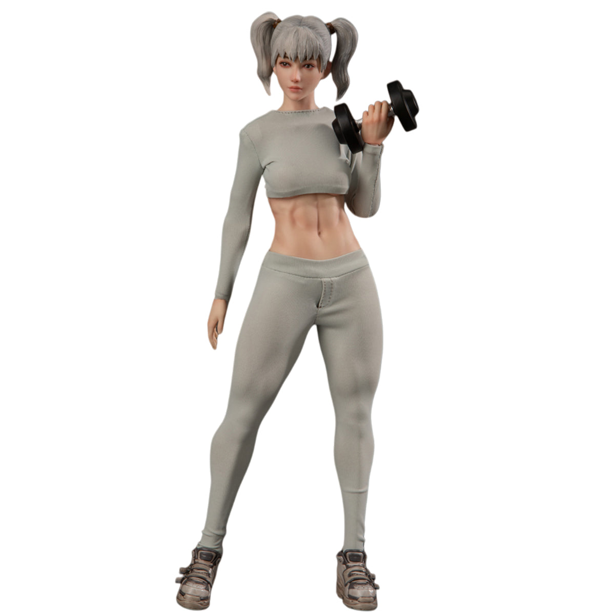 True1Toys JC2131 Sporty Girl ZARA Brown Hair Version 1/6 Scale Action Figure