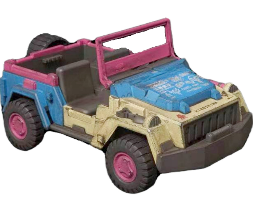 HiPlay Toys Alliance X Acid Rain Collectible Figure: Acid Rain: Viva la Loca Halogen Jeep for 1:18 Miniature Action Figure FAV-SP20