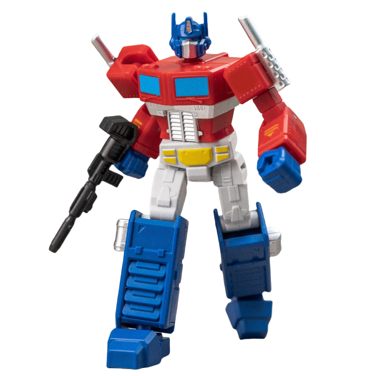 Kits de modelos preensamblados fáciles de Transformers Optimus de la serie Mini Scale AMK de Yolopark