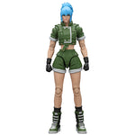 JOYTOY, SNK KOF'98UM Ikari Warriors Team, Clark Still/Ralf Jones/Leona Heidern Action Figures & Stage Base-Japan Street