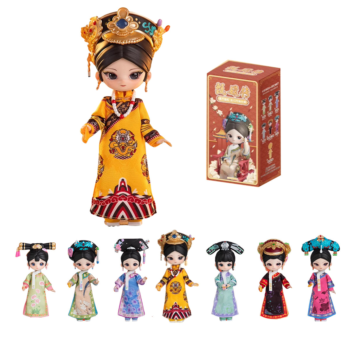 Simontoys Empresses in the Palace Collaboration 1/12 BJD Blind Box Fig