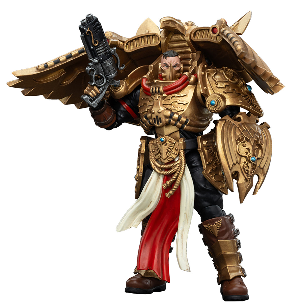 (Only Shipped to the US) JOYTOY 1/18 Legio Custodes JT00775 Custodian Venatari Squad Venatari with Kenetic Destroyer 1 Action Figures