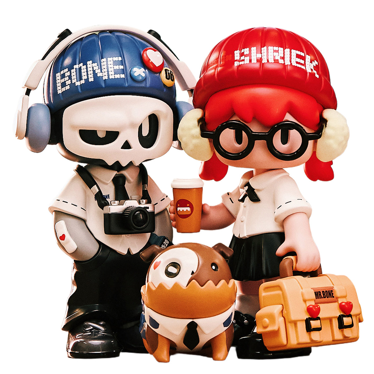 MR.BONE Big Doll School Uniform Couple Set FIRST LOVE Art Figurine
