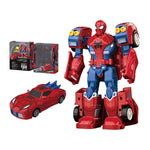 ZD Toys Avengers Transforming Vehicle | Choose Spider-Man, Black Panther, Hulk, Thor, Captain America or Iron Man