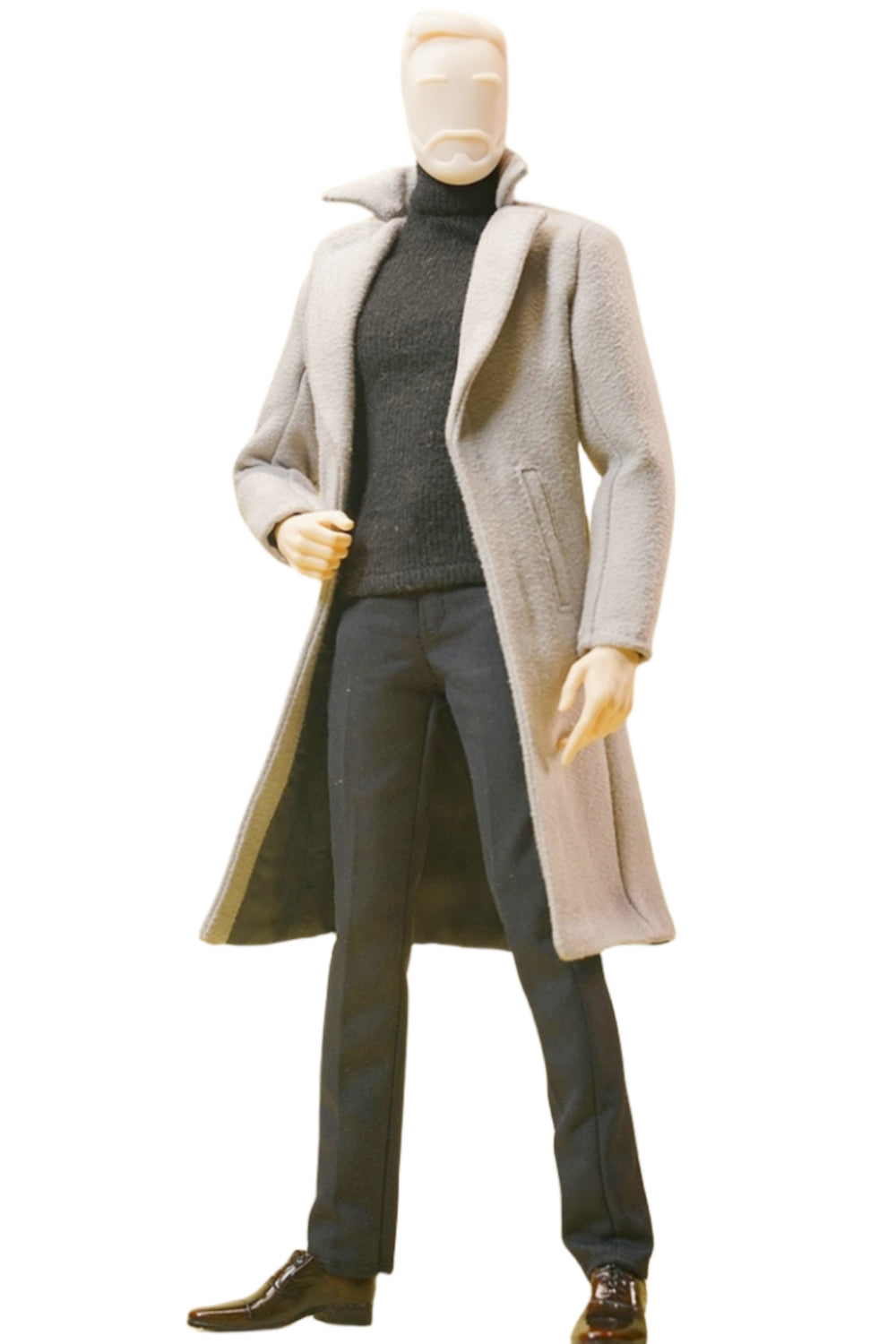 HiPlay 1/6 Scale Figure Doll Clothes: Silver Grey Gentleman's Suit for 12-Inch Collectible Action Figure clr01A