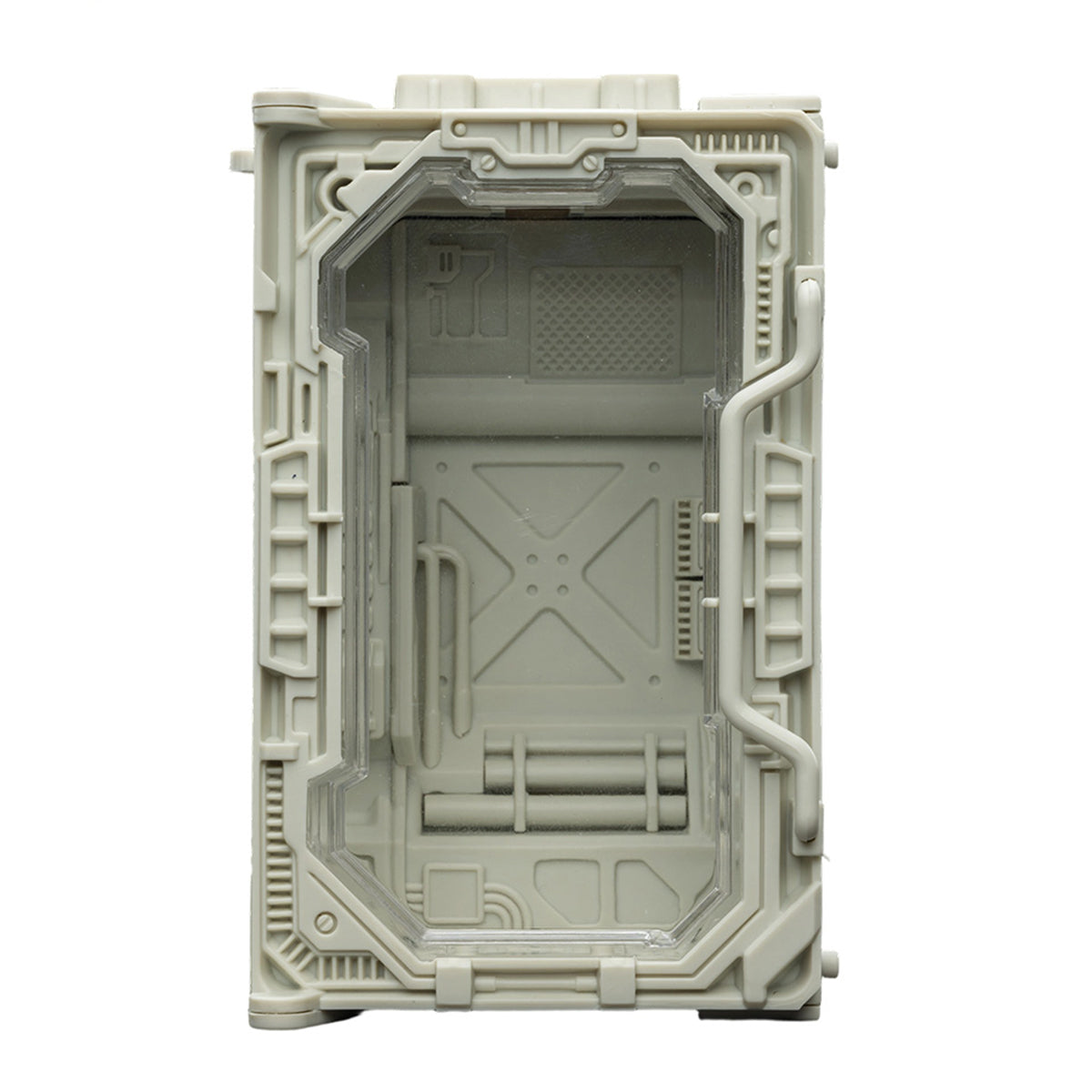 JOYTOY Individual Soldier Hangar Display Case Surge Yellow Ash Yellow Armor White 1/25 Scale Fit JOYTOY Series Action Figure