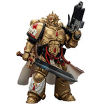 JOYTOY Warhammer 40,000 Blood Angels Captain with Heavy Bolt Pistol & Power Sword, Inferno Pistol & Power Fist, Sanguinary Priest 1/18 Scale Action Figure