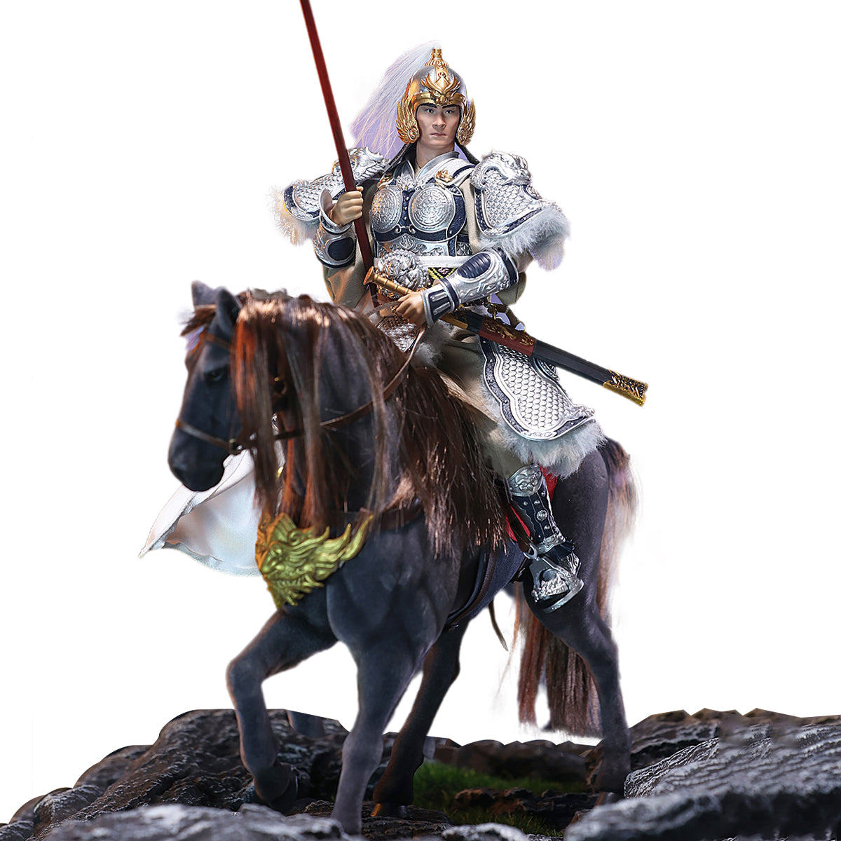 Qian Kun MODEL Ma Chao and Meng Qi Action Figure Deluxe Edition