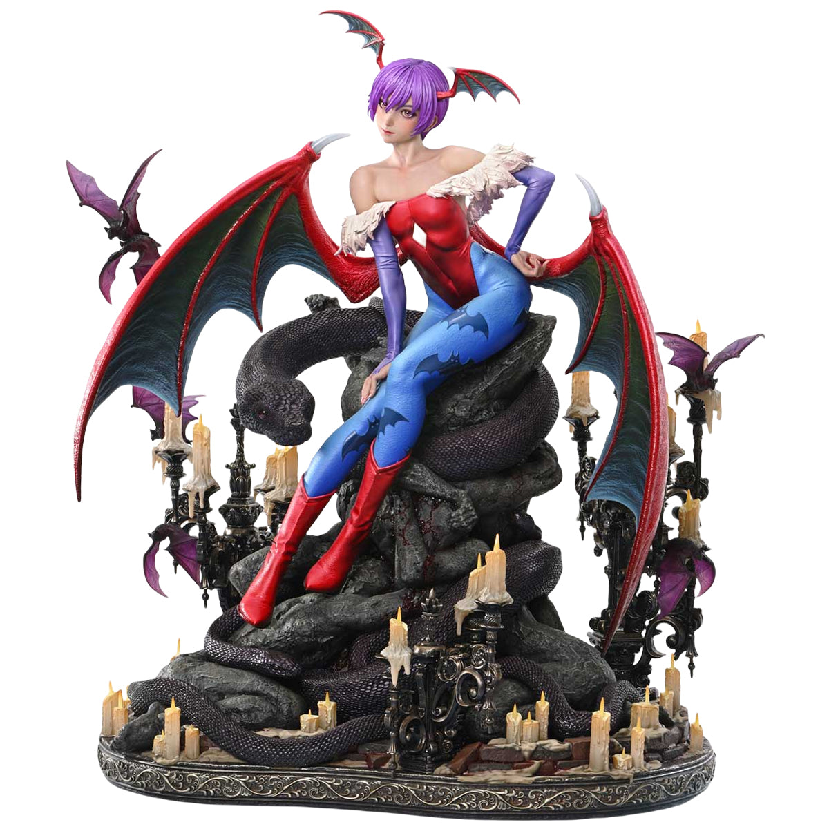 Prime 1 Statue, Darkstalkers Real Elite Masterline Darkstalkers Lilith, 1/4 Scale Art Figurine