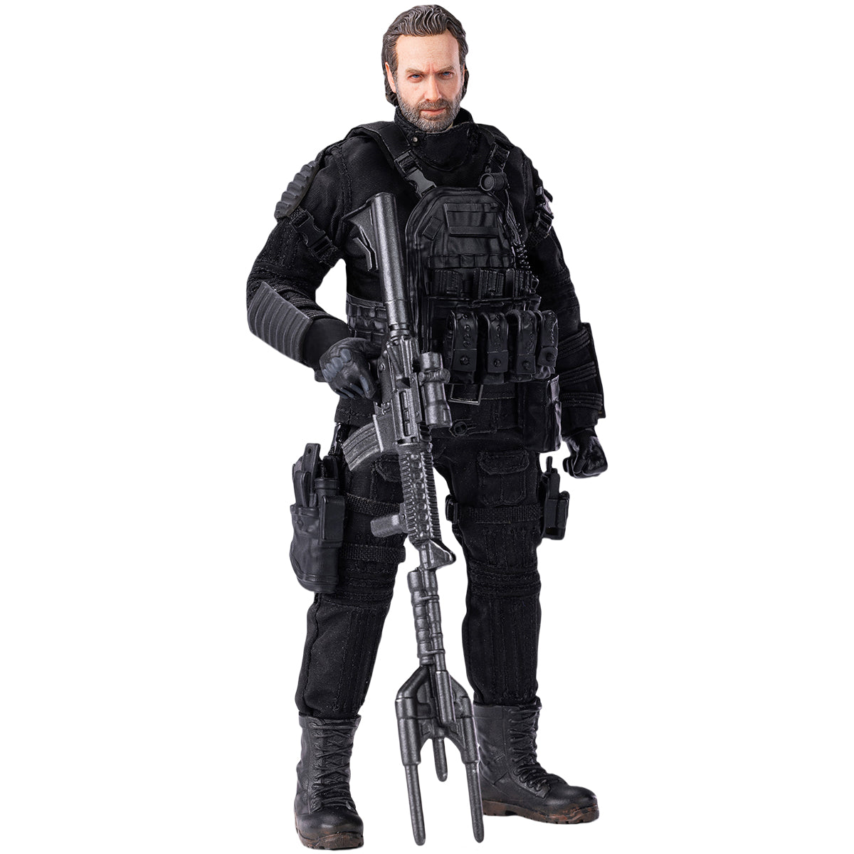 ¡HOLA! Exquisitas figuras de acción de Rick de The Walking Dead.