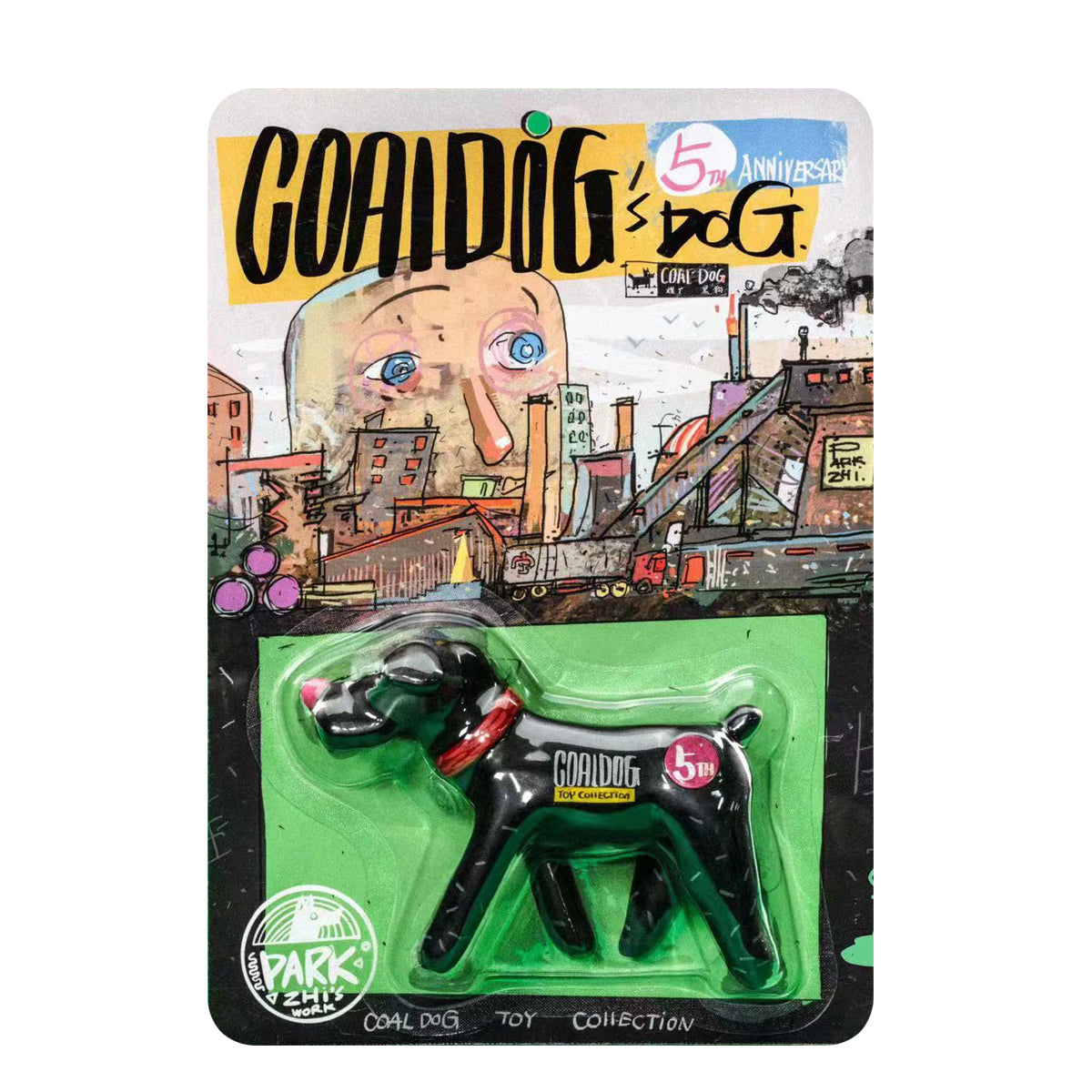 DAMTOYS Coaldog is Dog 5th Anniversary Statue Figurine