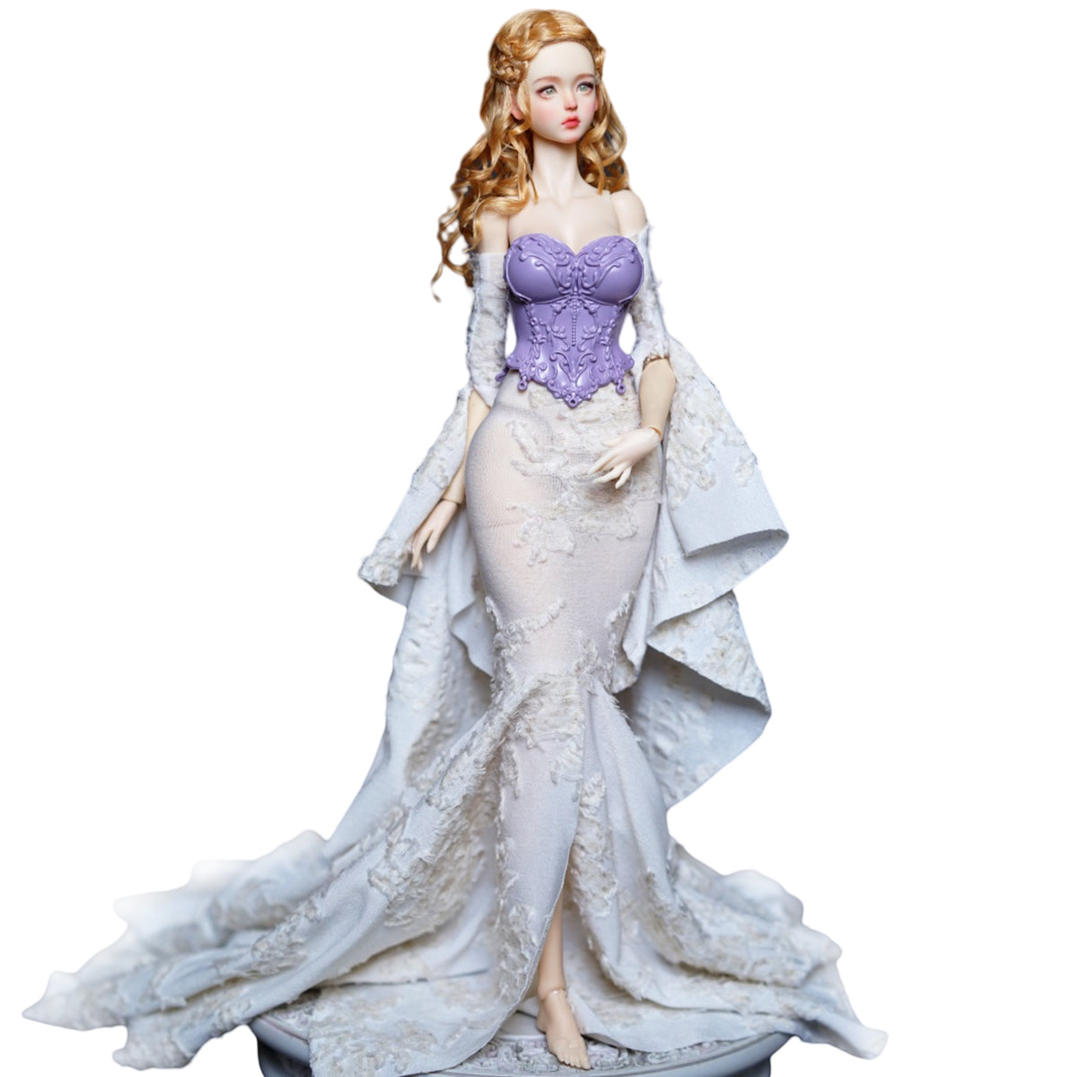 Dimlight Girl Women's Wardrobe Series Vol.3 - Baroque Dawn Fairy White For Figures