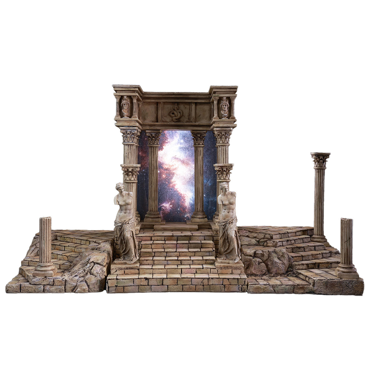 MMMTOYS Ancient Ruins Diorama Scene Base Fit 1/12 Scale 6-inches Action Figure