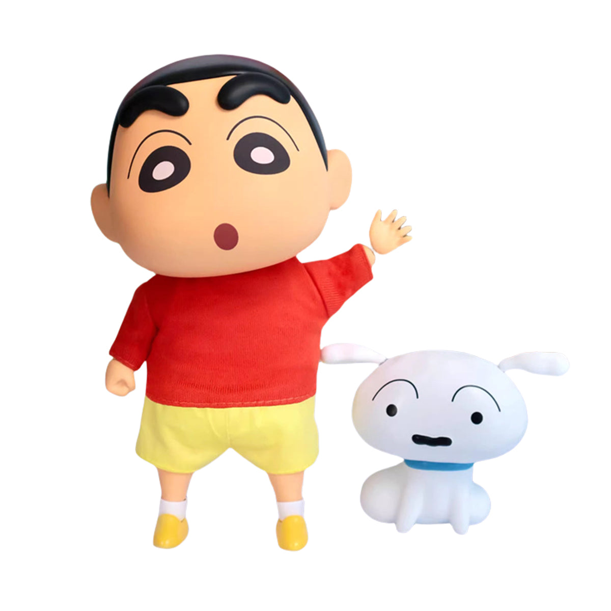 IO CREATIONS Crayon Shin-chan QQ Bouncy Series, Touru Kazama & Nohara Shinnosuke, Movable Soft Vinyl Dress-Up Action Figures