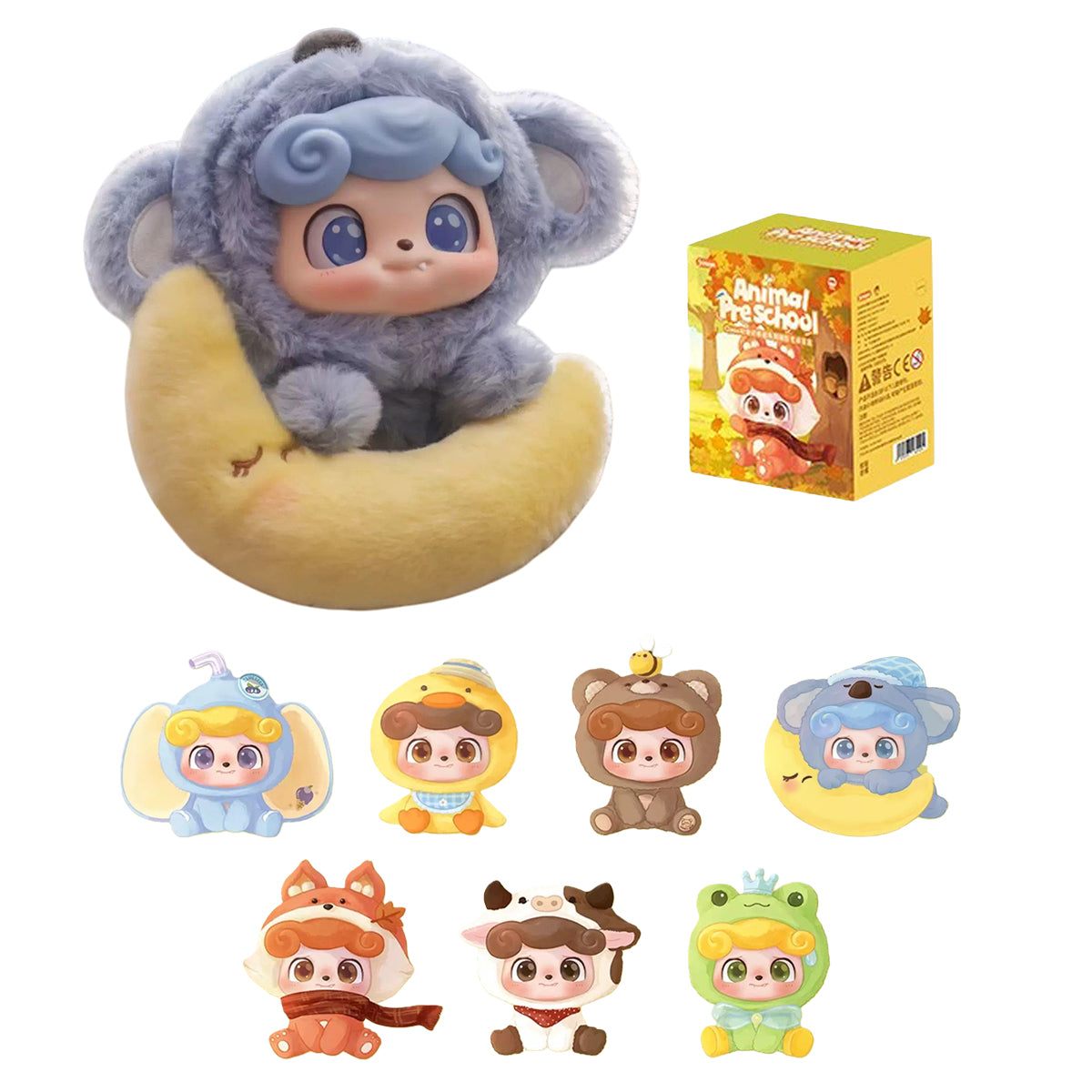 JOTOYS Q.KID Animal Pre School Plush Series Blind Box Figure