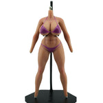 PAWPAW DOLL DK001A 1/6 Seamless Silicone Female Figure Body, Detachable Feet