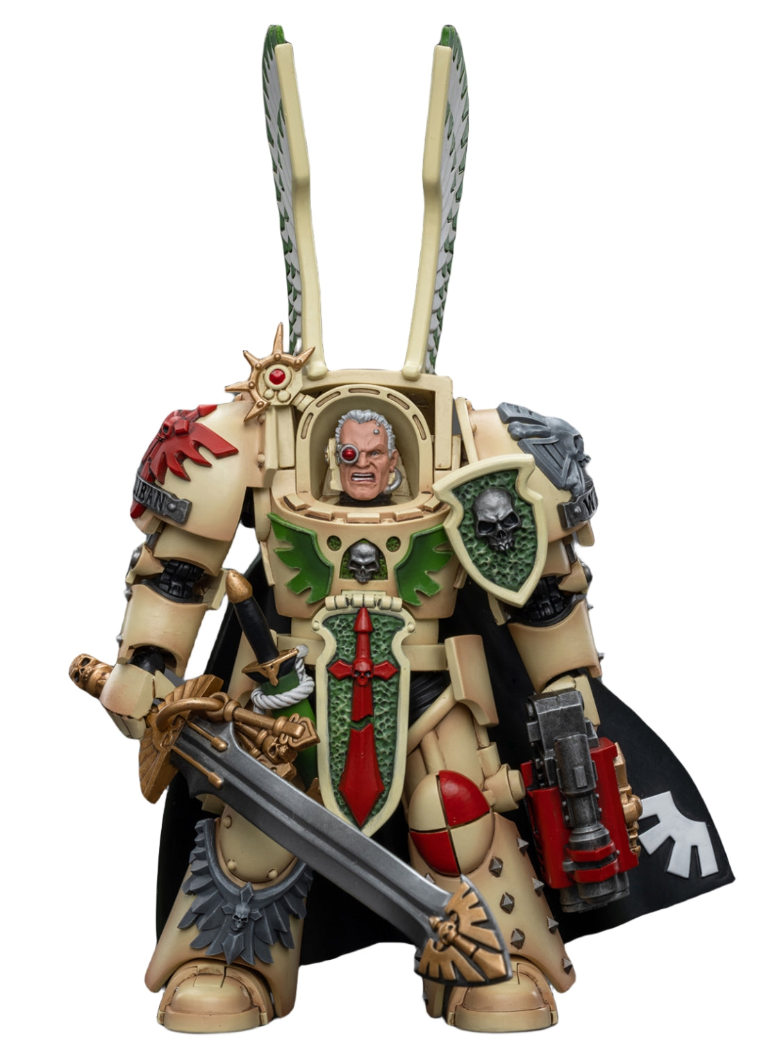 HiPlay JoyToy JT9169 40K Collectible Figure: Dark Angels Deathwing Strikemaster with Power Sword 1:18 Scale Action Figures