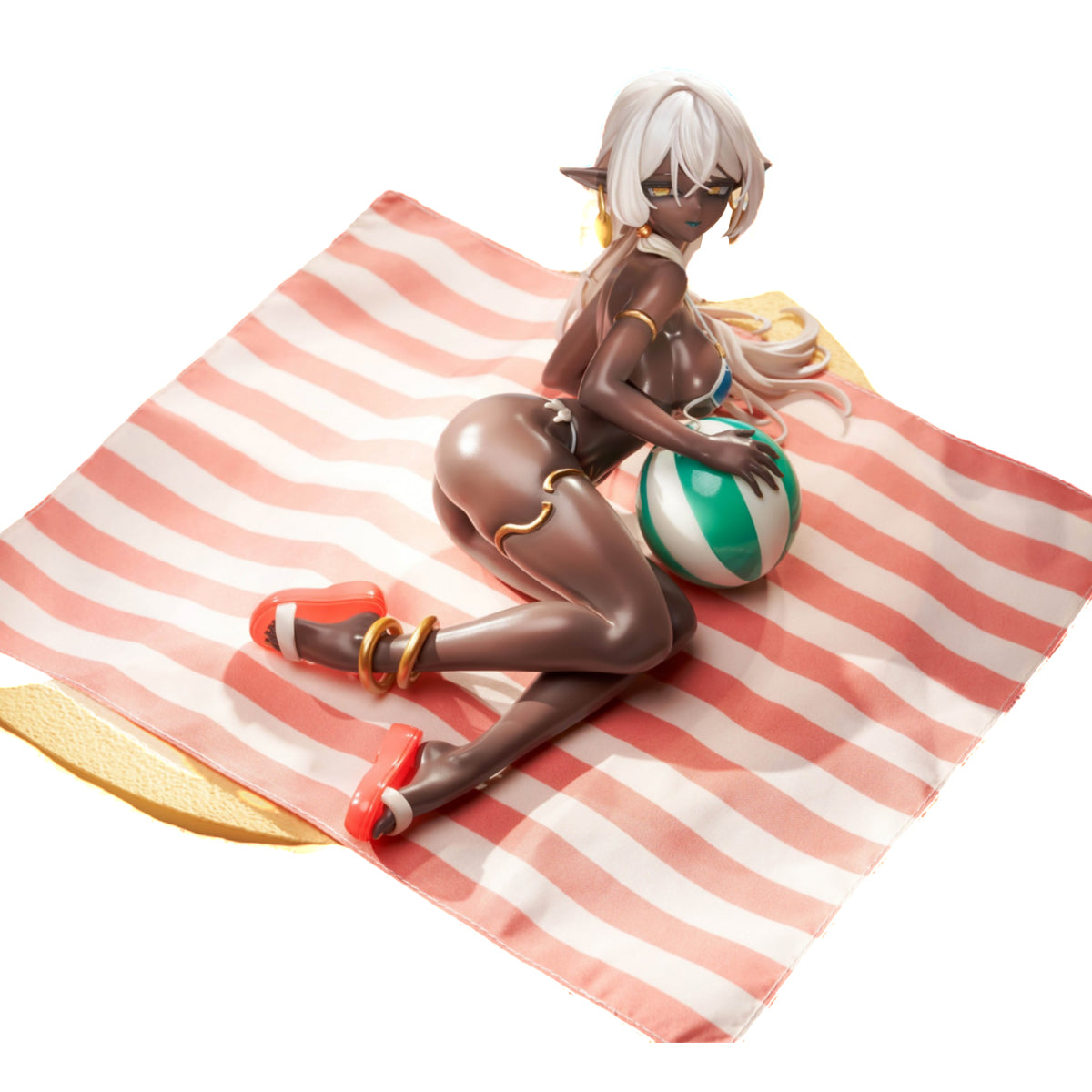 SSR FIGURE Caffeine-chan & Dark Elf Dancer: Summer Ver. 1/7 Scale Art Figurine