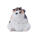 JXK Chubby Cat Static Animal Figurine