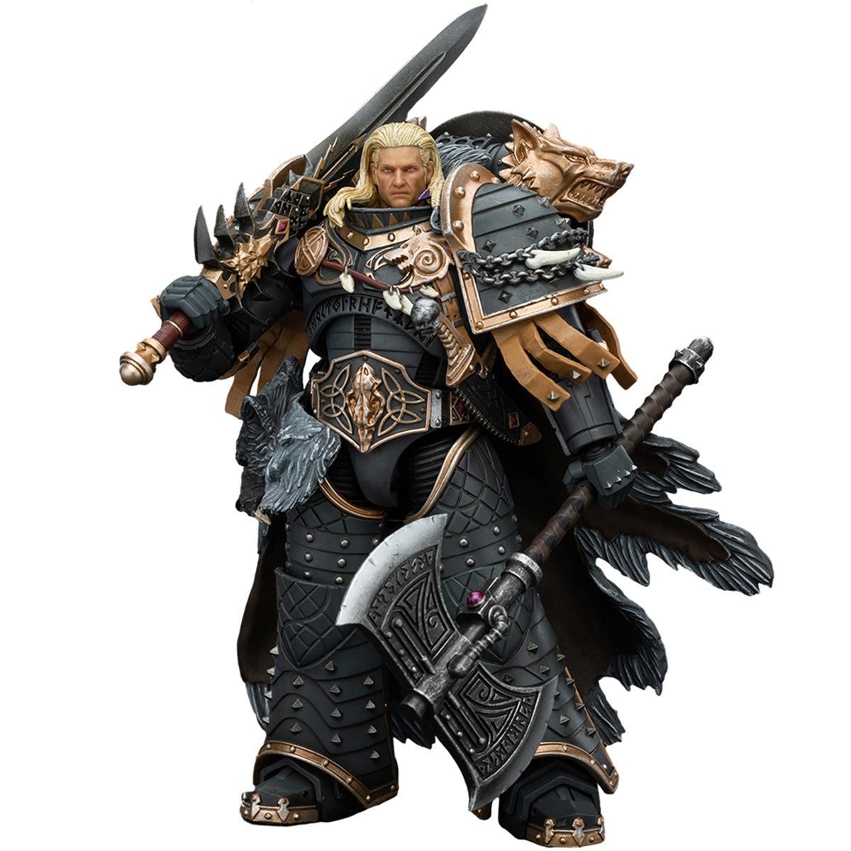 JOYTOY Warhammer The Horus Heresy Space Wolves Leman Russ Primarch of the VIth Legion Action Figures