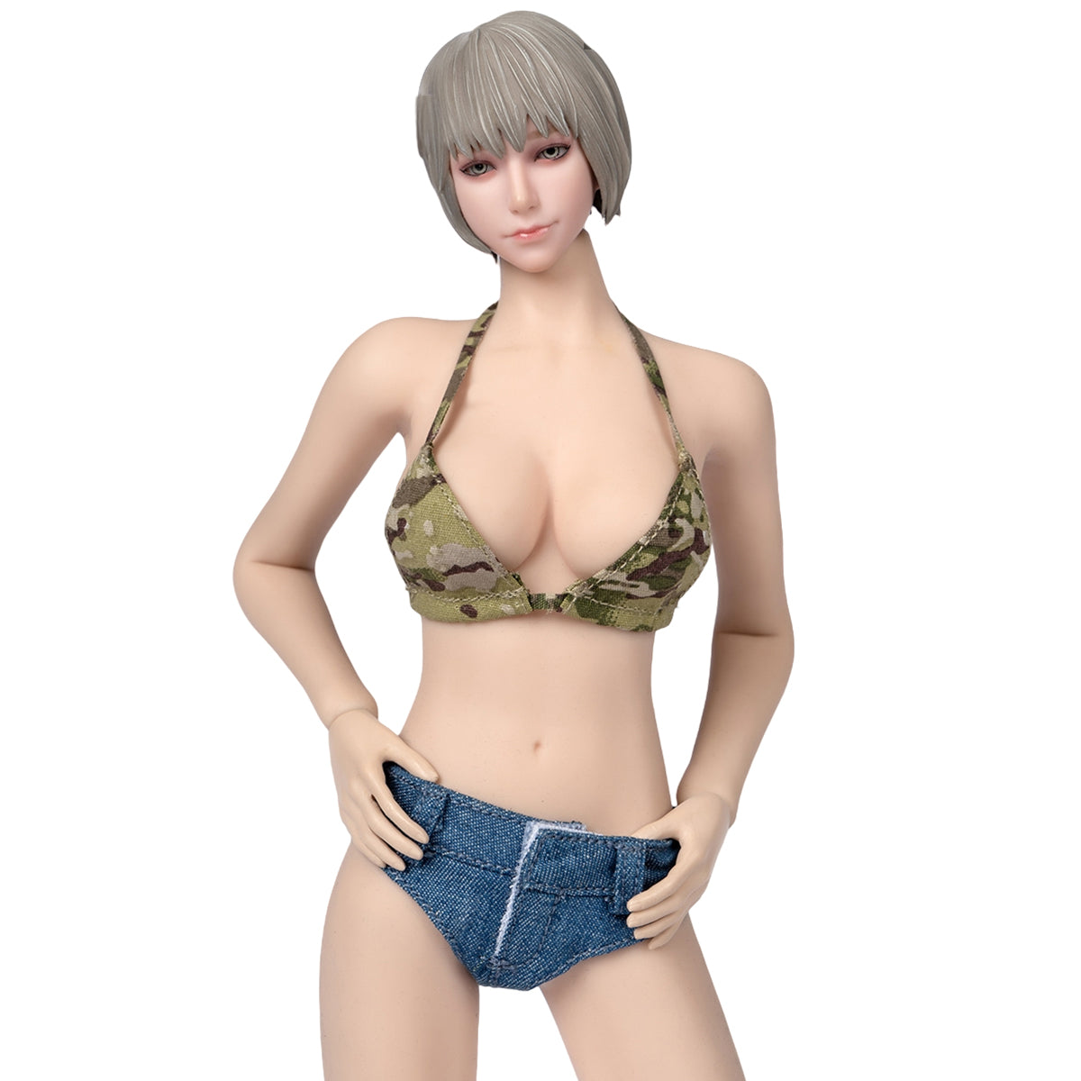 Toyscentre, Women's Tank Top + Briefs Set, Doll Clothes Accessory for 12-inches Action Figurine