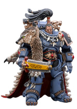 Figura coleccionable JoyToy de Warhammer 40K: Figuras de acción de Ragnar Melena Negra de los Lobos Espaciales