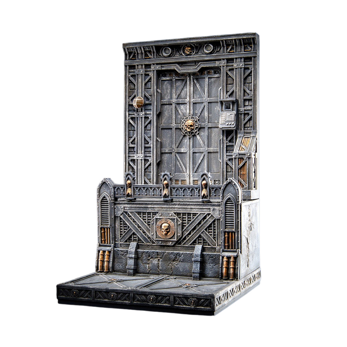Xinglan Workshop Steel Casting 1/12-1/18 Warhammer Series Bro-style Mountain Diorama Scene Base (Hive City Version) Fit Action Figure