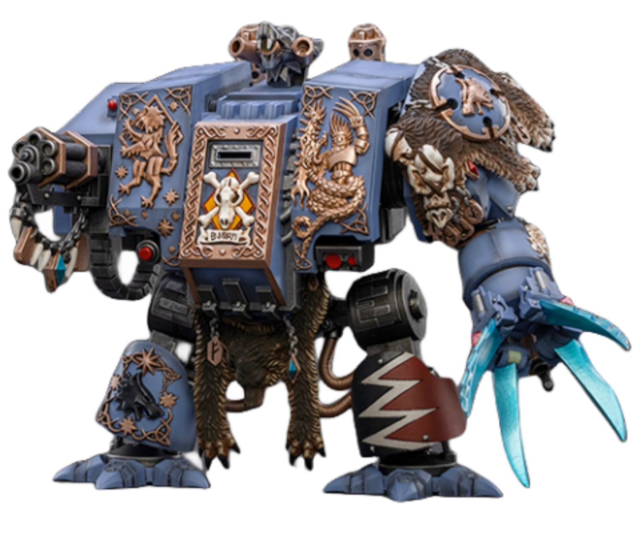 HiPlay JoyToy Warhammer 40K Collectible Figure: Space Wolves Bjorn The Fell-Handed 1:18 Scale Action Figures JT2924