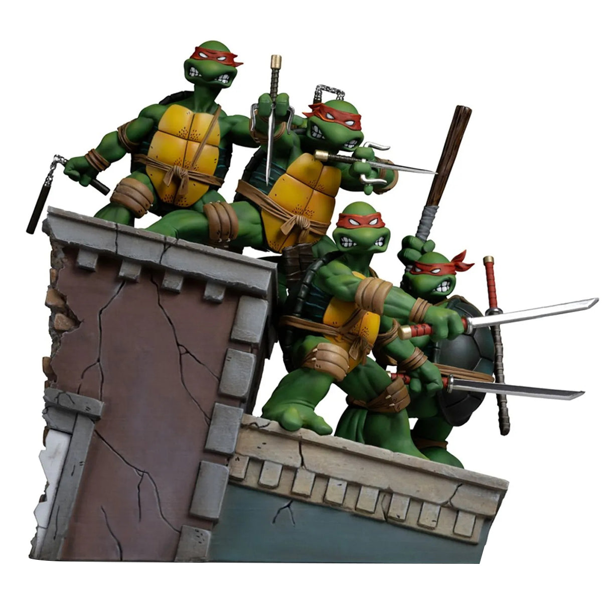 Iron Studios 1/10 Teenage Mutant Ninja Turtles TMNT 1st Cover Set Art Movie Statue