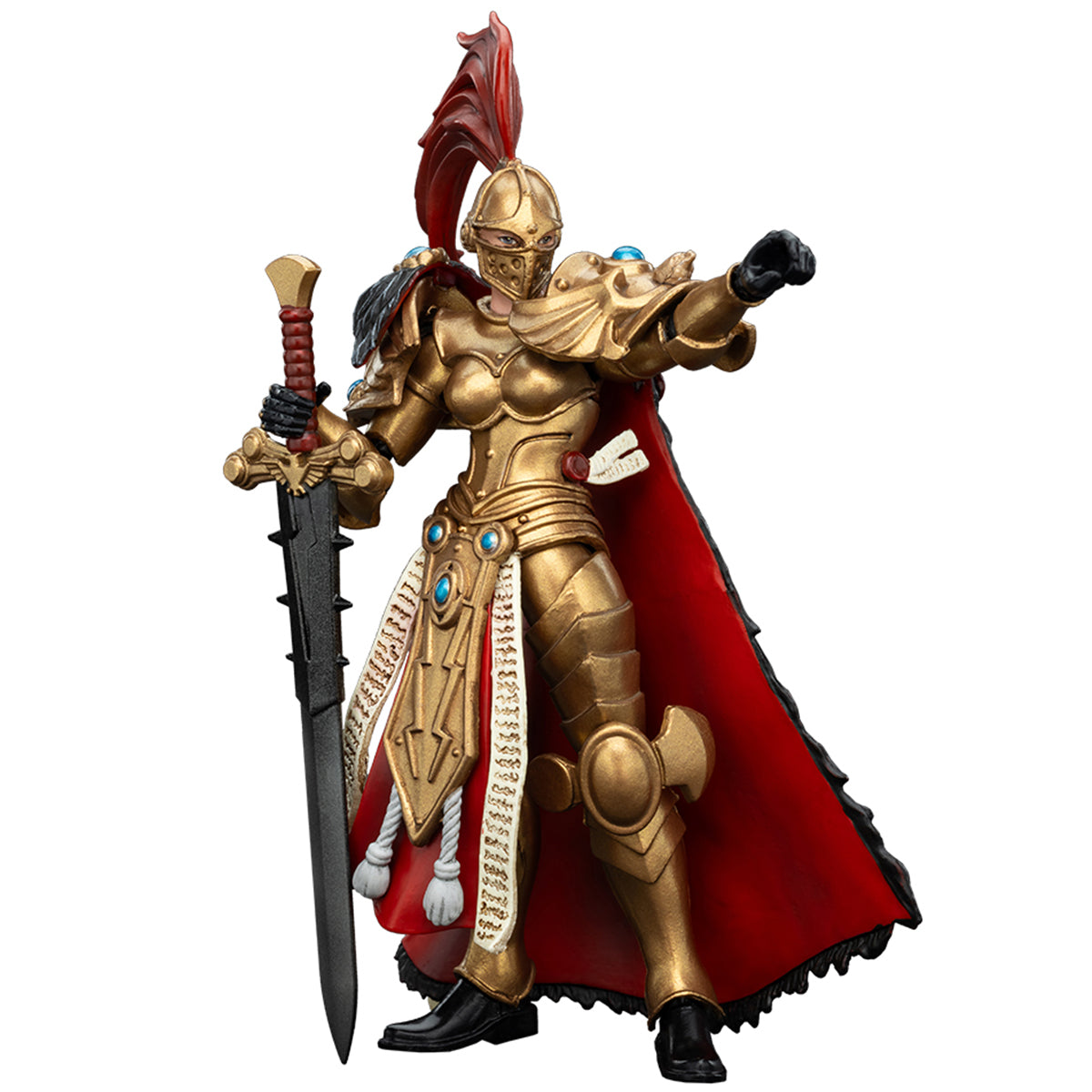 JOYTOY JT00850 Sisters of Silence White Falcons Vigilator Cadre Vigilator Mistress Warhammer 1/18 Scale Action Figures